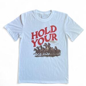White Horse Graphic Tee Women's Size Small